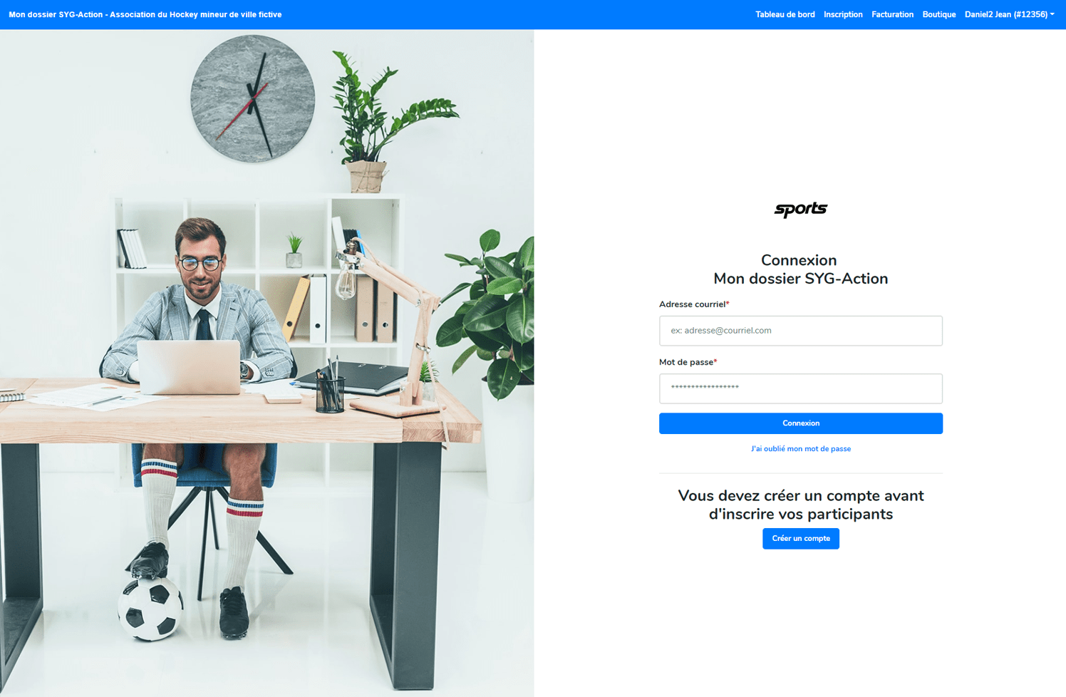 Un espace membre pour les participants, les parents et les membres du personnel